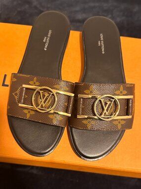 Brand New Louis Vuitton Monogram Slides